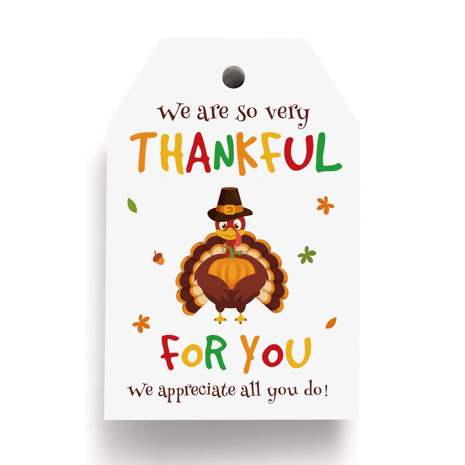 Cartoon Pumpkin Turkey Hanging Tag for Thanksgiving Favor Boxes - Model: 1055881459776 - 图片 8