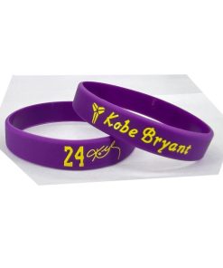 Alternative view of Silicone Wristband for Basketball Fans with NBA Star Graphics - Model: 730134358320