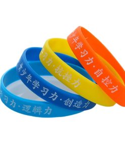 Alternative view of Custom Silicone Wristband for Children's Gifts with Custom Pattern - Model: 730918143249