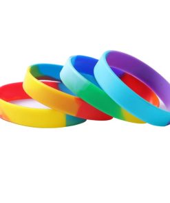 Alternative view of Engraved Rubber Basketball Wristband for Games and Events - Model: 733490203219