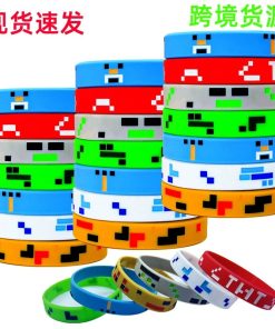 Miner War Theme Silicone Wrist Strap for Gaming Pixel Miner - Model: 803231927706