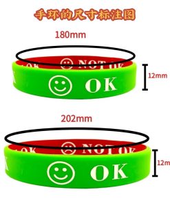 Alternative view of Parent-Child Silicone Wristband for Fun Emotional Expression - Model: 842528543303