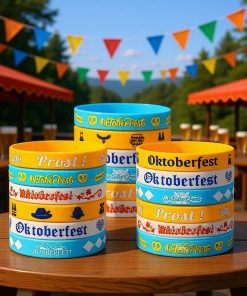 Oktoberfest Beer Silicone Wristband for Munich Event - Model: 885618351891