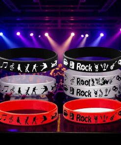 Rock Band Rap Music Festival Silicone Bracelet for Concert Party - Model: 850052356939