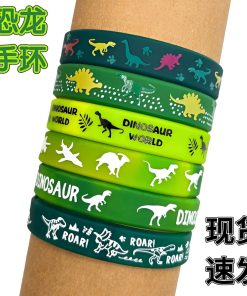 Camouflage Dinosaur Wristband for Jurassic Jungle Party - Model: 842469435431