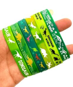 Alternative view of Camouflage Dinosaur Wristband for Jurassic Jungle Party - Model: 842469435431