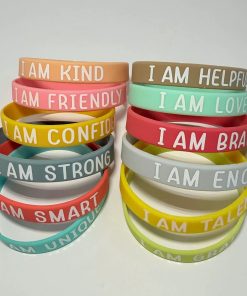 Alternative view of Reward Wristband for Back-to-School, Motivational Silicone Band - Model: 850959352461