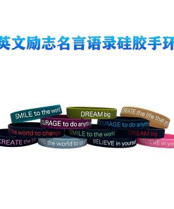 Alternative view of Positive Energy Wristband for Sports and Motivation - Model: 1031306987323