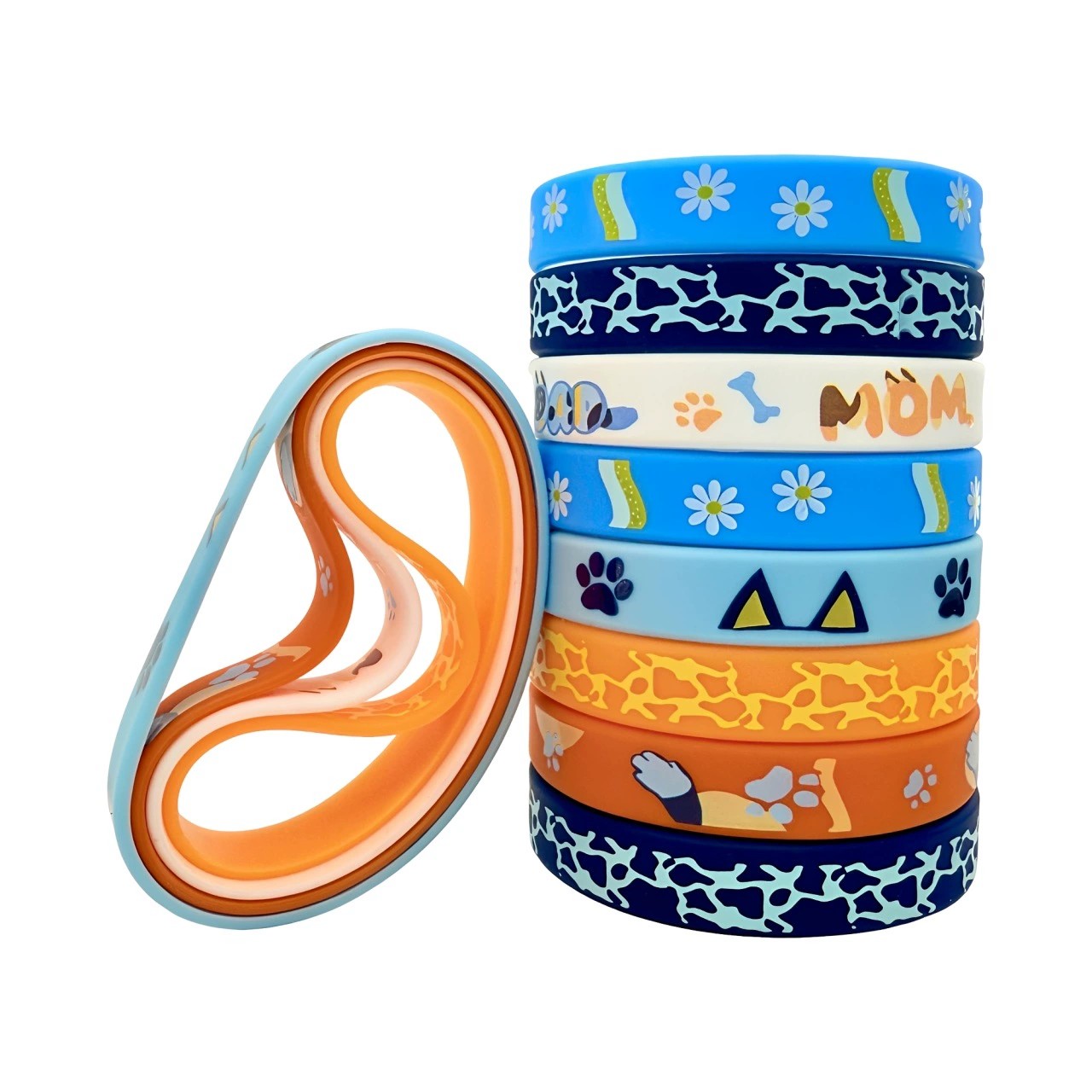 Puppy Theme Party Wristband for Children with Colorful Cartoon Pattern - Model: 1027591788662 - 图片 5
