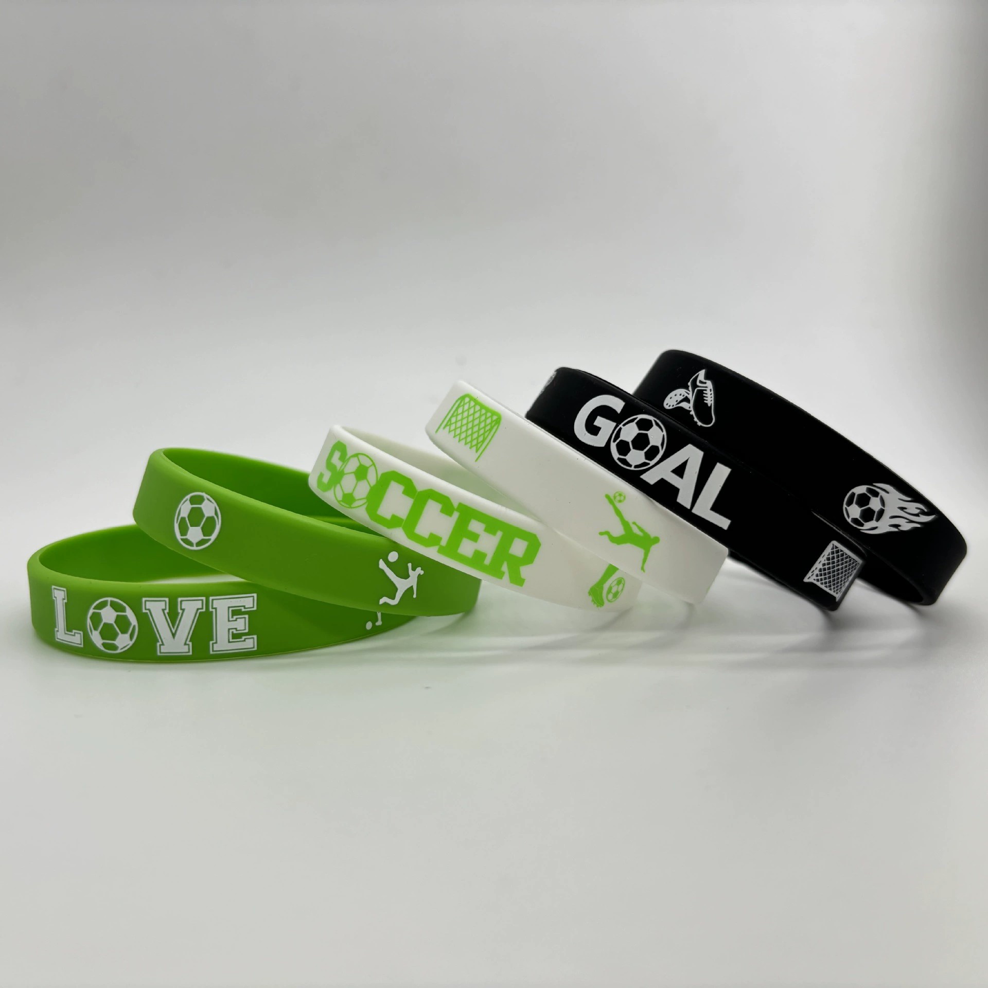 Football Rugby Baseball Rubber Wrist Strap for Game Day - Model: 1026248245732 - 图片 7