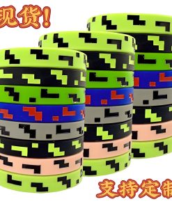 Pixel Miner Block Building Game Wristband for Kids Sports - Model: 946736700026
