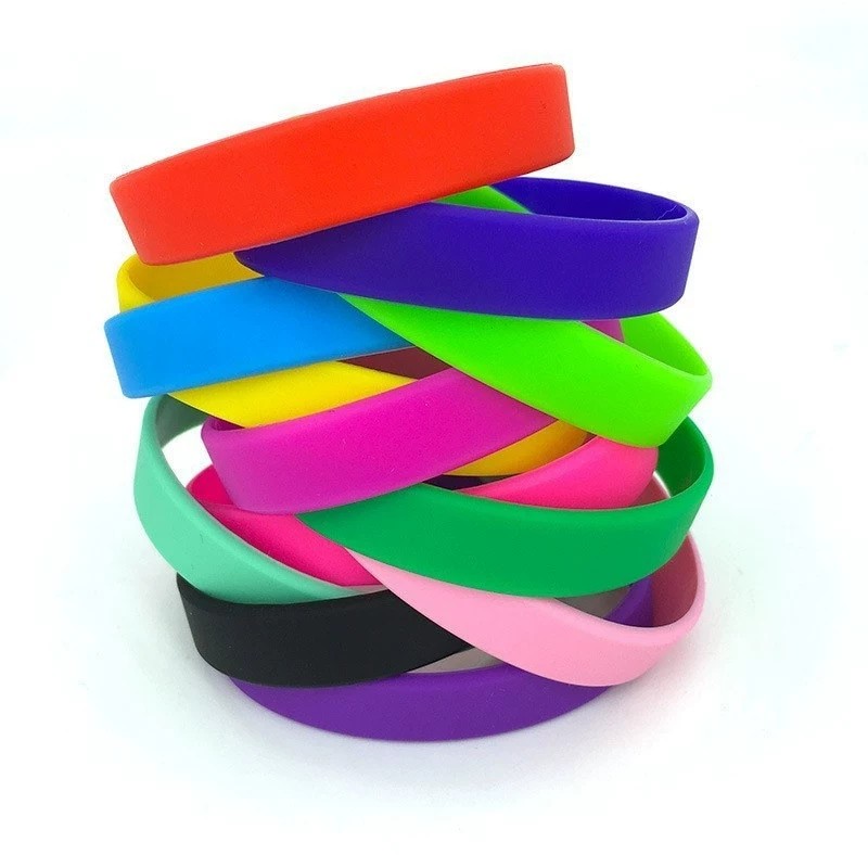 Plain Silicone Wristband for Student Groups with Custom Printed Patterns - Model: 842854758386 - 图片 2