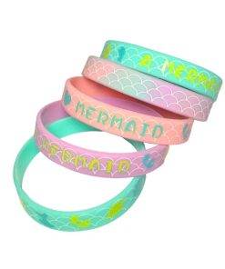 Alternative view of Mermaid Party Wristband for Ocean Neon Theme Events - Model: 885317940282