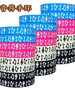 Music Lover Bracelet with Music Score Notes for Concerts - Model: 876431045585