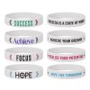 Motivational Silicone Bracelet for Success and Inspiration - Model: 845267073658