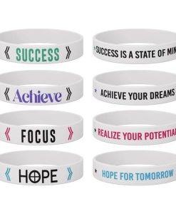Motivational Silicone Bracelet for Success and Inspiration - Model: 845267073658