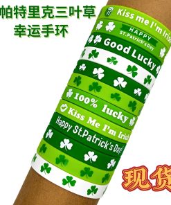 St Patrick's Day Wristband for Celebration - Model: 842363450836