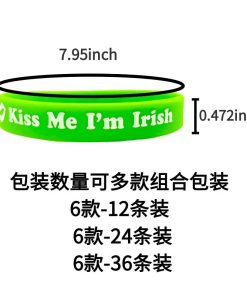Alternative view of St Patrick's Day Wristband for Celebration - Model: 842363450836