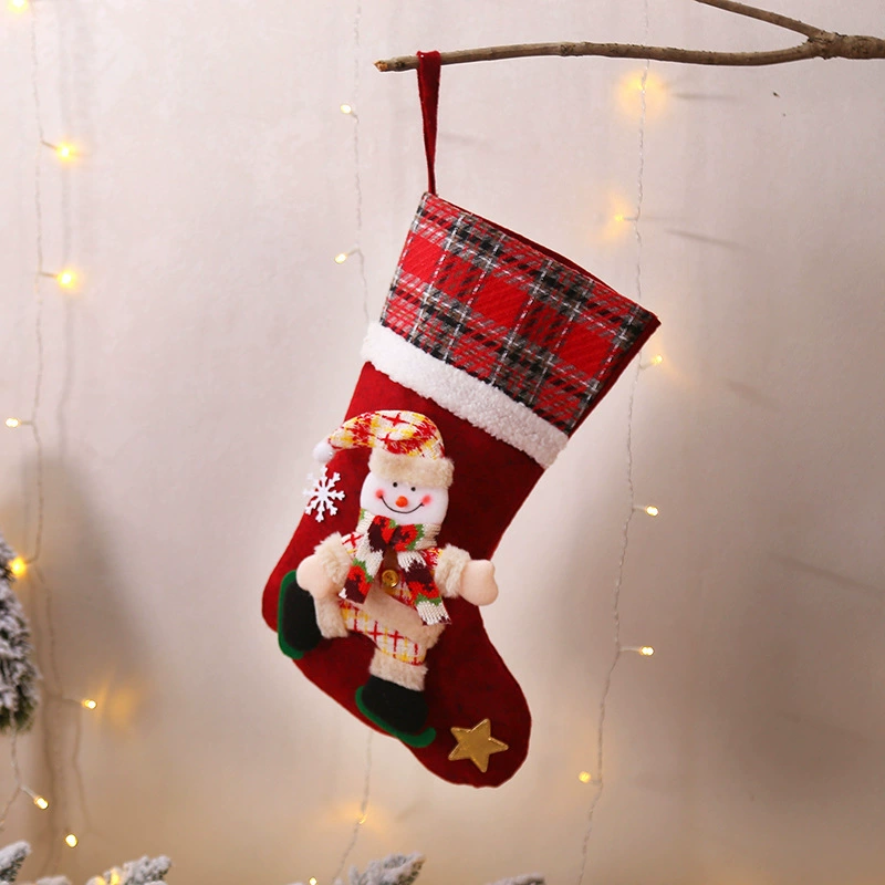 Christmas Decoration Plush Sock for Gift Giving and Candy Storage - Model: 597818713707 - 图片 7