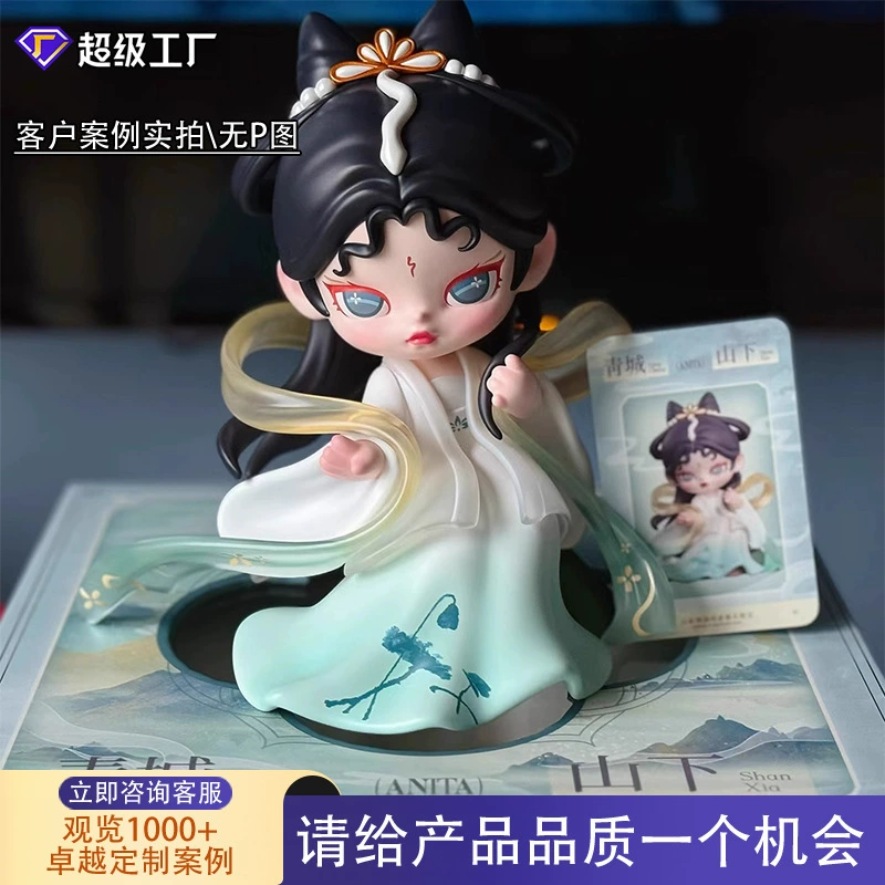 Custom 3D Epoxy Doll Figurine for Collectible Display with Hand-Painted PU Resin - Model: 777412359413 - 图片 4