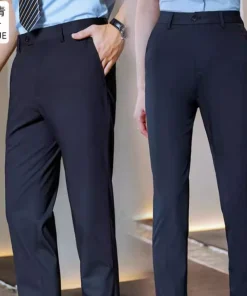 Office Work Trousers for Men with Anti-Static Drape – Model: 1039678766705 - custom logo apparel and promotional gifts by Ncgift