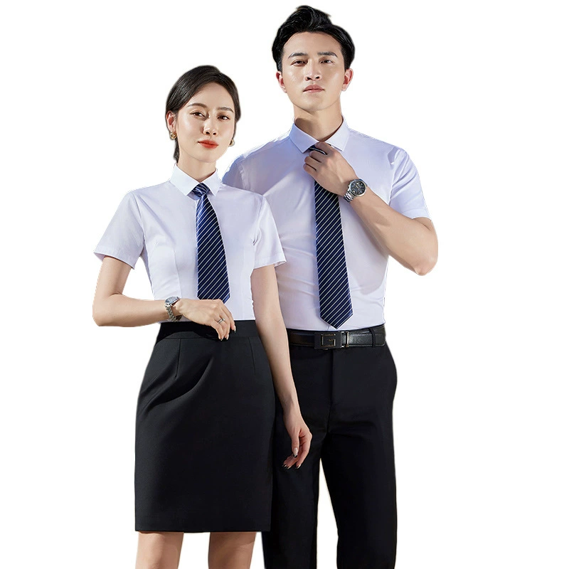 Wrinkle-Free Business Shirt for Work Commute Slim Fit - Model: 1058336015326 - 图片 6