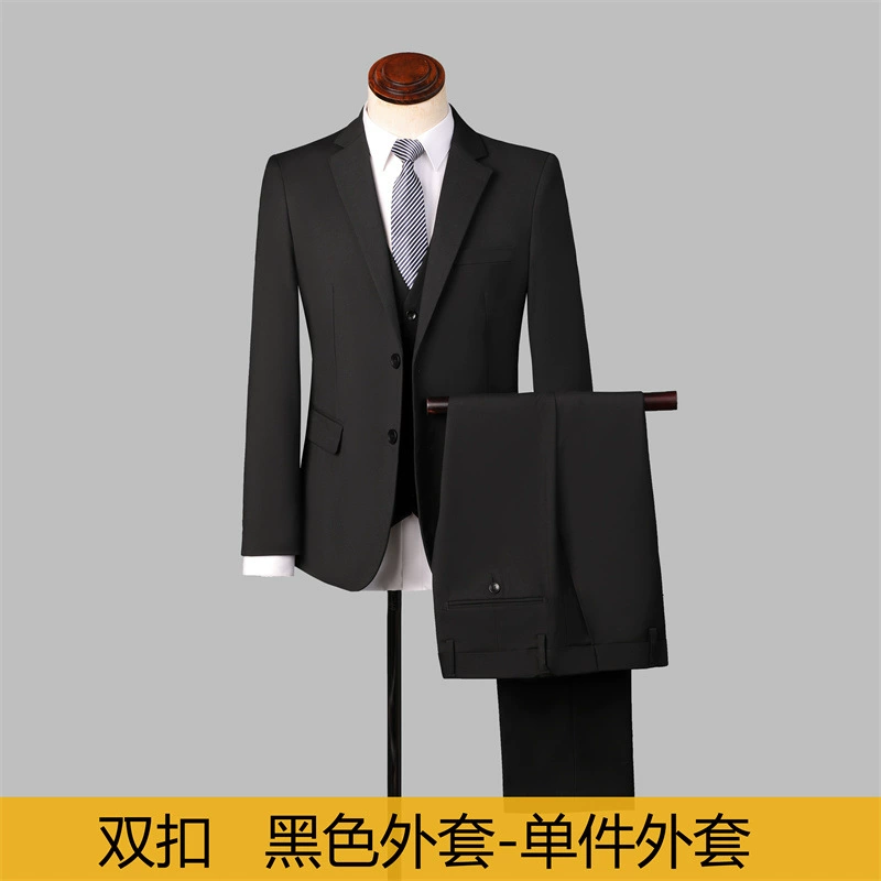 Men's Business Formal Suit Jacket for Winter Workplace Daily Wear - Model: 759896512633 - 图片 6