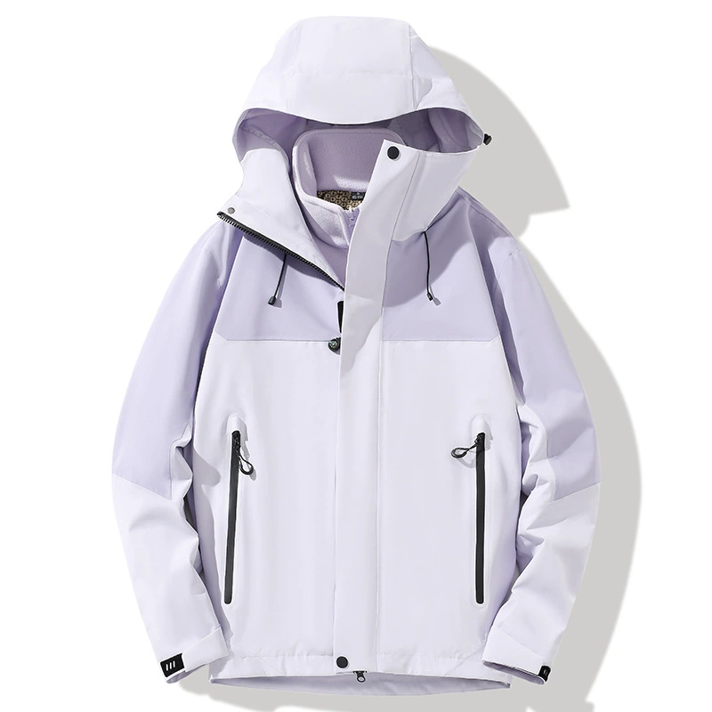 Unisex Workwear Jacket for Outdoor Autumn Winter with Removable Fleece Lining - Model: 983709208034 - 图片 7
