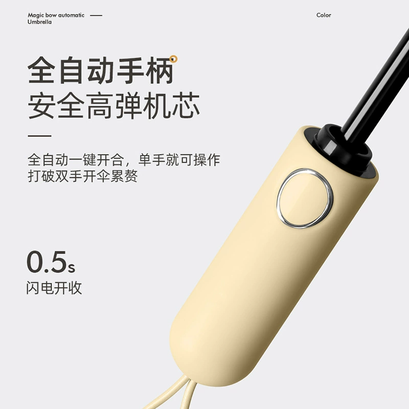 Automatic Umbrella for Rain and Sun Protection with Windproof Design - Model: 769732325998 - 图片 4