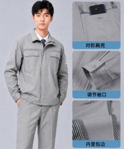 Alternative view of Anti-Static Work Suit for Auto Repair Welding Workshop - Model: 1065951073099