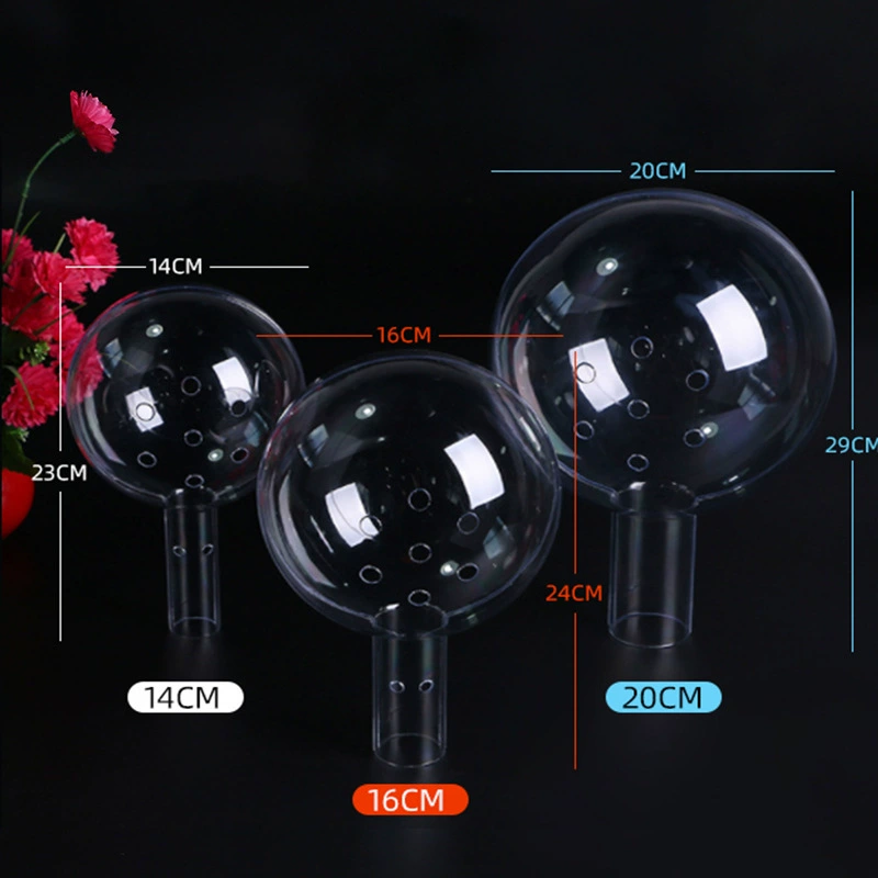 Transparent Plastic Ball with Handle for Christmas Tree Wedding Festival Decoration - Model: 658623921481 - 图片 6