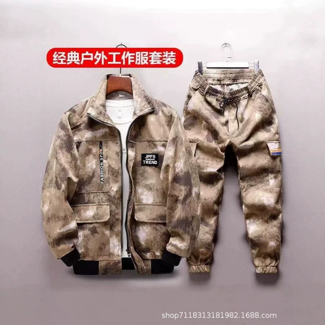 Construction Welding Work Uniform Set for Auto Repair with Moisture Wicking - Model: 972998143489 - 图片 3