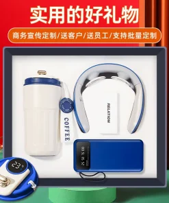 Alternative view of Customizable Business Gift Set for Client Appreciation with Coffee Cup and Power Bank - Model: 969311283212