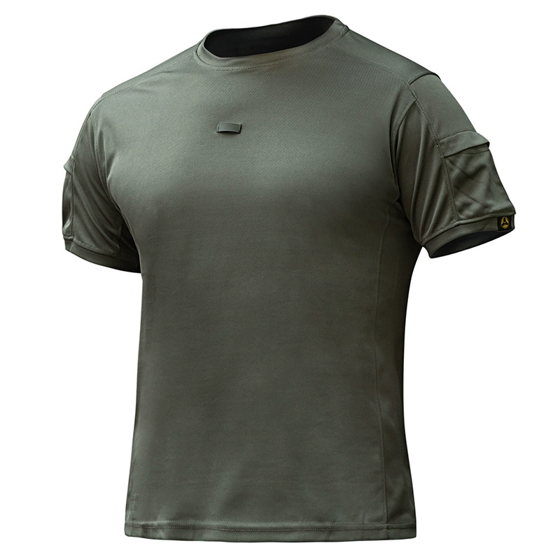 Quick-Dry Round Neck T-Shirt for Men's Summer Tactical Outdoor Training - Model: 713764271400 - 图片 8