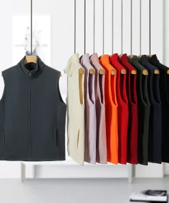 Alternative view of Custom Logo Workwear Vest for Volunteers with Zipper - Model: 984454011184