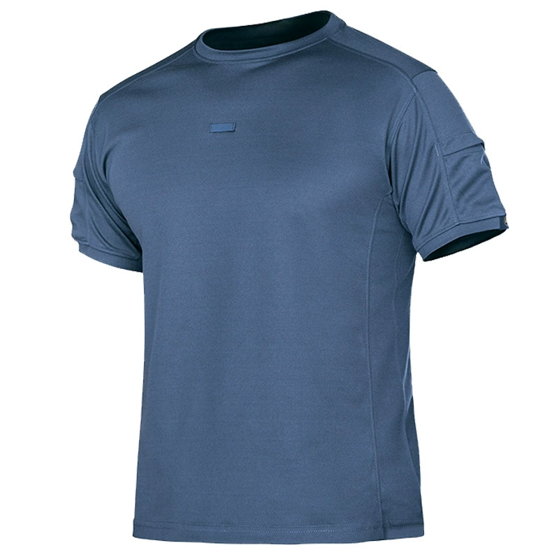 Quick-Dry Round Neck T-Shirt for Men's Summer Tactical Outdoor Training - Model: 713764271400 - 图片 9