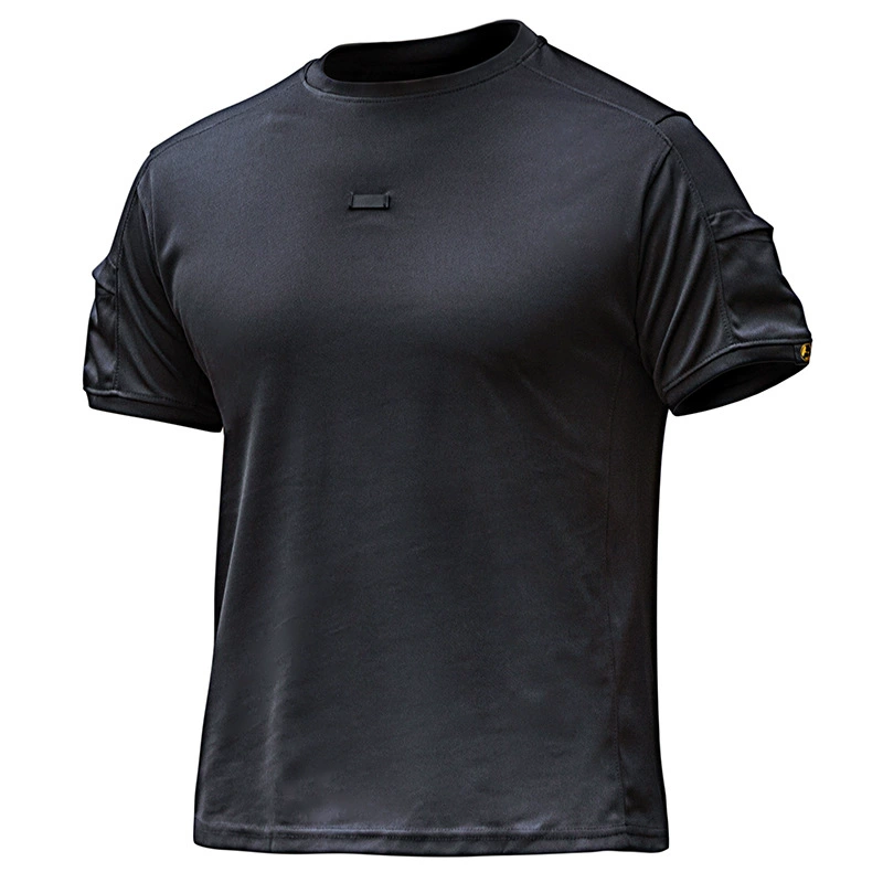 Quick-Dry Round Neck T-Shirt for Men's Summer Tactical Outdoor Training - Model: 713764271400 - 图片 7