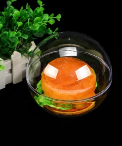 Openable Acrylic Ball for Cake Mousse and Christmas Gift Hollow Decoration - Model: 668628628144