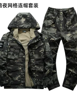 Alternative view of Camouflage Workwear Set for Hiking, Fishing, and Outdoor Labor - Model: 973497498332