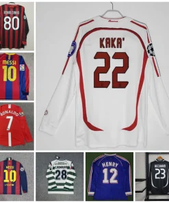 Retro Football Jersey for Match Day with Real Madrid Barcelona Man Utd - Model: 1002384722687