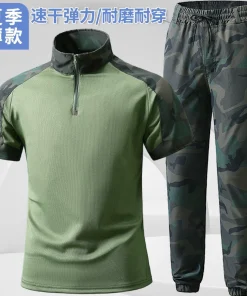 Alternative view of Camouflage Shirt and Pants Set for Auto Repair Shop Summer Breathable - Model: 1032877451784