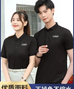 Alternative view of 50 Cotton Polo Shirt for Work with Custom Logo Embroidery - Model: 929977770434