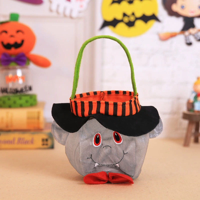 Halloween Candy Bag with Pumpkin Witch Design for Children's Trick-or-Treat - Model: 555574065918 - 图片 4