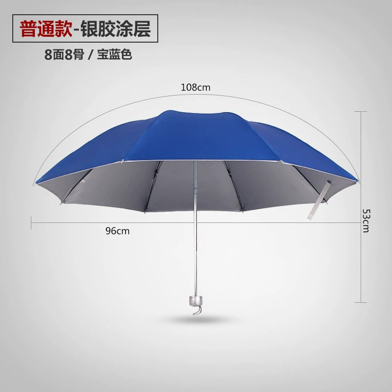 Custom Logo Folding Umbrella for Rain and Sun with Automatic Open - Model: 672942054863 - 图片 8