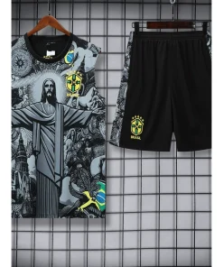 Alternative view of Football Training Vest Set for Warm-Up with Breathable Fabric - Model: 986211873547