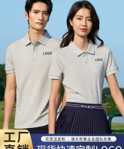 Custom Logo Polo Shirt for Employee Culture Workwear with Ice-Cold Breathable Fabric - Model: 1051907495542