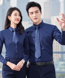 Alternative view of Wrinkle-Free Business Shirt for Work Commute Summer Breathable - Model: 710218872206