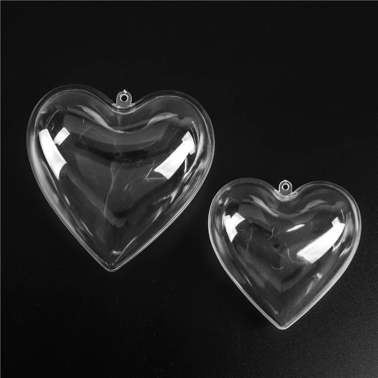 Transparent Heart Ball for Christmas Tree Ornament with Hollow Design - Model: 657977545373 - 图片 4