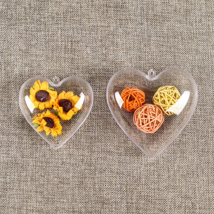 Transparent Heart Ball for Christmas Tree Ornament with Hollow Design - Model: 657977545373 - 图片 6