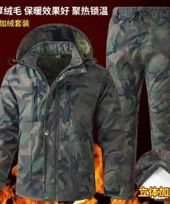 Alternative view of Warm Wear-resistant Outdoor Workwear for Hiking Camping - Model: 1007776244434